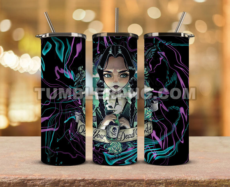 Wed nesday Tumble Wrap , Sublimation wrap, Wed nesday 20oz wrap,  Trending Tumbler Wrap 05
