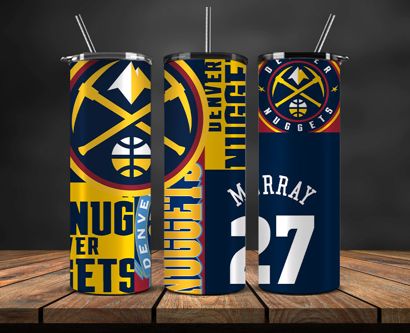 Denver Nuggets Tumbler,Basketball Sports Tumbler , Basketball Tumbler Wrap, Nba Tumbler Wrap 21