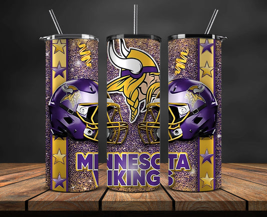 Minnesota Vikings Tumbler, Vikings Logo,NFL Season Design 21