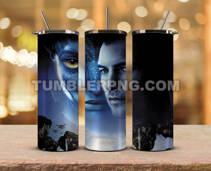 Avatar Tumbler Wrap,Avatar 20oz Tumbler Movies, Skinny Tumbler 20oz, Avatar 2 Png,The Way of Water Png, Trending Tumbler Wrap 22