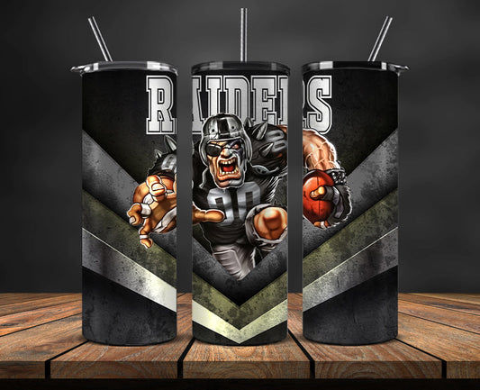 Las Vegas Raiders Tumbler, Raiders Logo Tumbler ,NFL Season 2025, Design 23