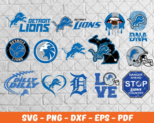 Detroit Lions Bundle Svg, Football Svg ,Sport Svg, Sport Bundle Svg 23