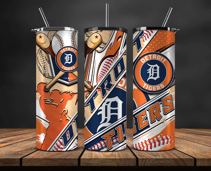Detroit Tigers Tumbler Wrap, Mlb Tumbler  Mlb Logo Tumbler Png 23