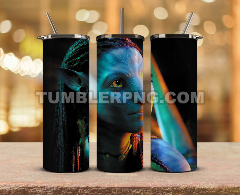 Avatar Tumbler Wrap,Avatar 20oz Tumbler Movies, Skinny Tumbler 20oz, Avatar 2 Png,The Way of Water Png, Trending Tumbler Wrap 23