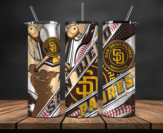 San Diego Padres Tumbler Wrap, Mlb Tumbler  Mlb Logo Tumbler Png 24