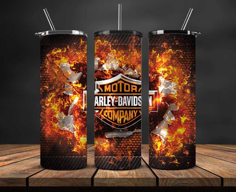 Harley Skinny Tumbler Png, Motor Harley Digital Tumbler Wrap, Harley Tumbler Wrap 25