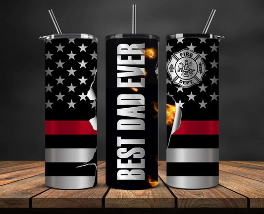 Firefighter Tumbler Wrap , Fire Rescue Fireman 25