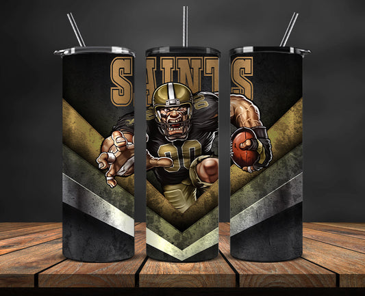 New Orleans Saints Tumbler, Saints Logo Tumbler ,NFL Season 2025, Design 26