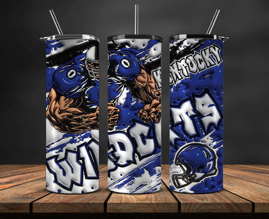 Football Mascot Colleges 3D Tumbler Skinny , Football Tumbler Png ,Nfl Tumbler Wrap 26