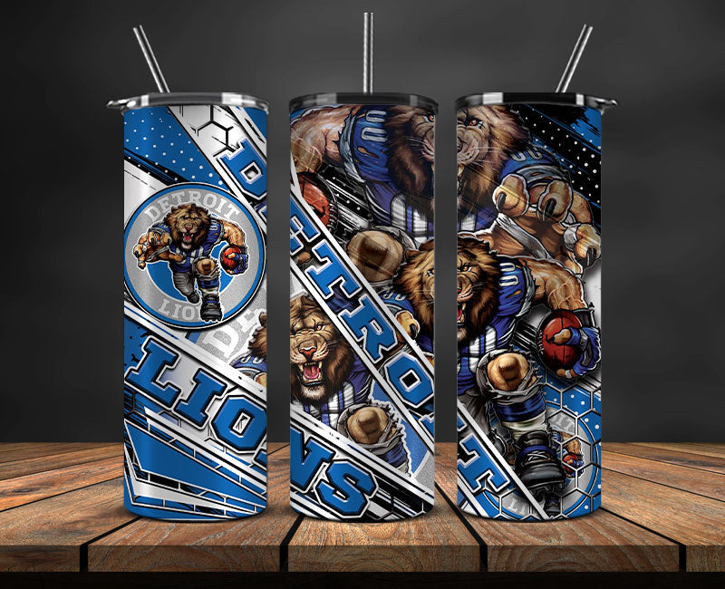 Detroit Lions Football Png , Football Tumbler Png  , Sport Tumbler Wrap 26