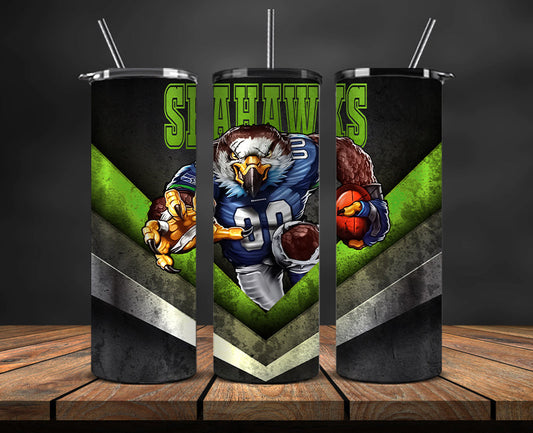 Seattle Seahawks Tumbler, Seahawks Logo Tumbler ,NFL Season 2023, Design 27