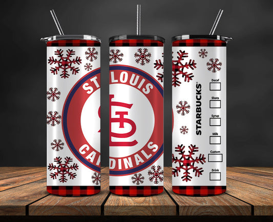 St.Louis Cardinals Png,Christmas MLB Tumbler Png , MLB Christmas Tumbler Wrap 28