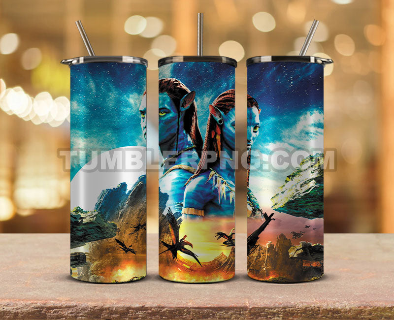 Avatar Tumbler Wrap,Avatar 20oz Tumbler Movies, Skinny Tumbler 20oz, Avatar 2 Png,The Way of Water Png, Trending Tumbler Wrap 29