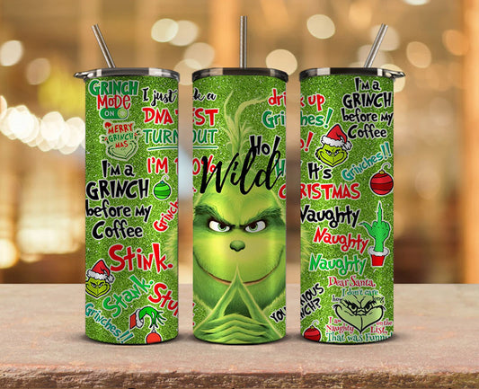 20oz Tumbler Png,Christmas Tumbler Design, 20 Oz Tumbler Sublimations,Grinch Tumbler 20oz Bundle, Christmas Tumbler PNG, Christmas Tumbler 02