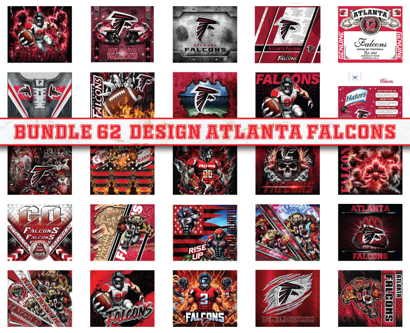 Atlanta Falcons Tumbler Wrap , Football Tumbler Png ,32 Team Sport png 02