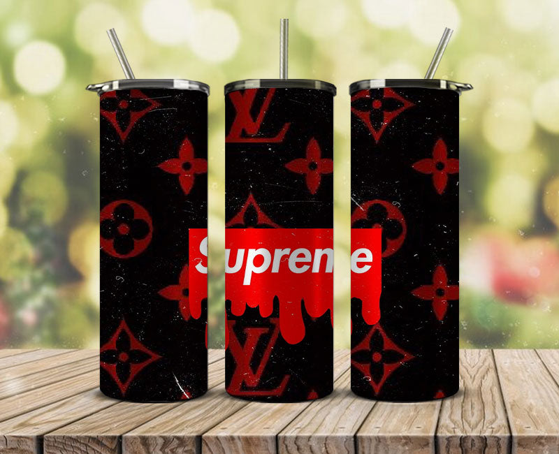 Tumbler 20oz Skinny Png ,Tumbler Wrap Bundle Png,Skinny Tumbler 20oz ,Logo Tumbler Png, Fashion Brand Logo, Supreme Tumbler Wrap 12