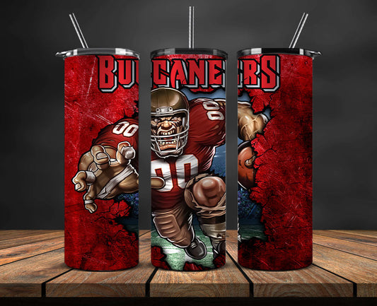 Tampa Bay Buccaneerss Football Png , Football Tumbler Wrap 30