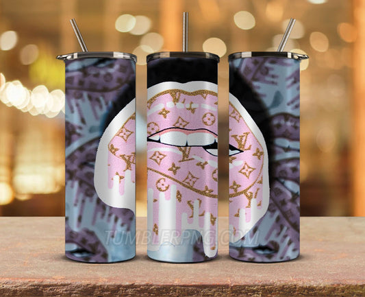 Luxury Designer Tumbler Design,Skinny Tumbler 20oz ,Digital Luxury Fashion 20oz Tumbler Wrap,Tumbler Logo Brand 30