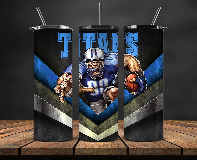 Tennessee Titans Tumbler, Titans Logo Tumbler ,NFL Season 2025, Design 30