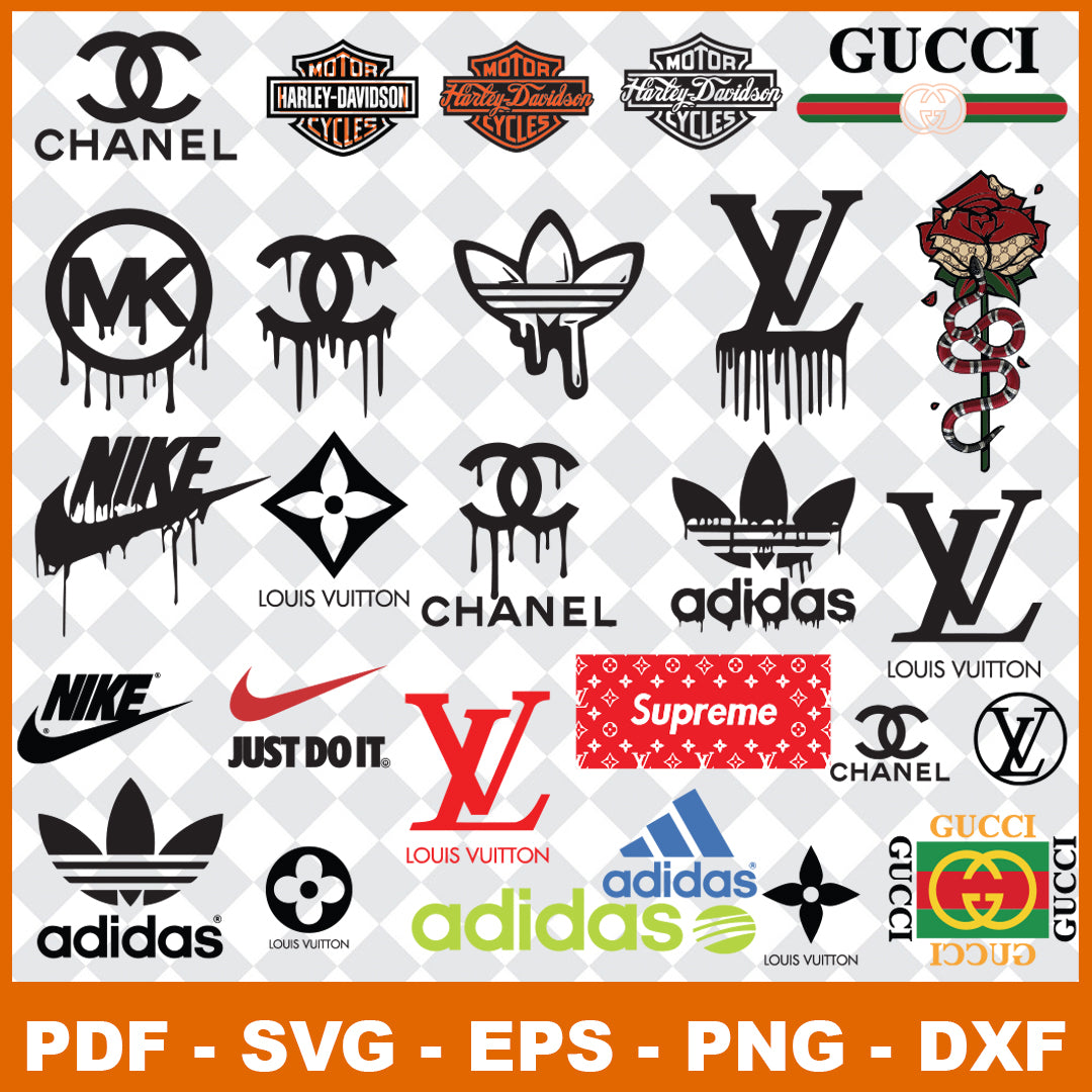 Bundle Logo Fashion Svg, Luxury Brand Svg, Famous Logo Svg 31 – Tumblerpng