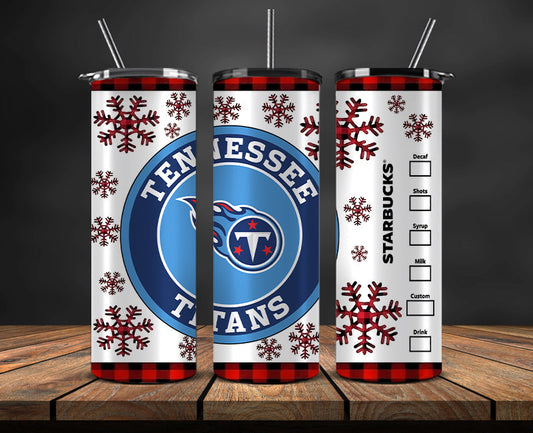 Tennessee Titans Christmas Tumbler Png,NFL Merry Christmas Png, NFL Christmas Tumbler Wrap 32