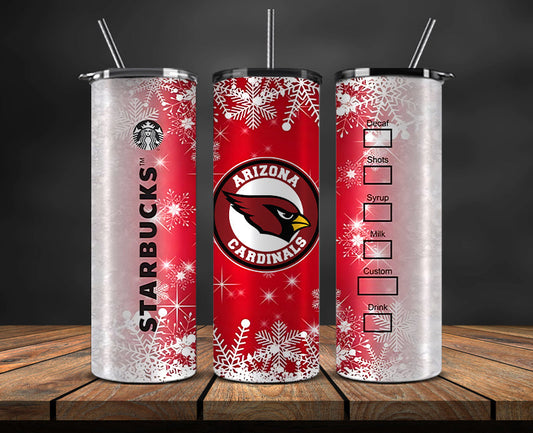 Arizona Cardinals Christmas Tumbler Png,NFL Merry Christmas Png, NFL Christmas Tumbler Wrap 33