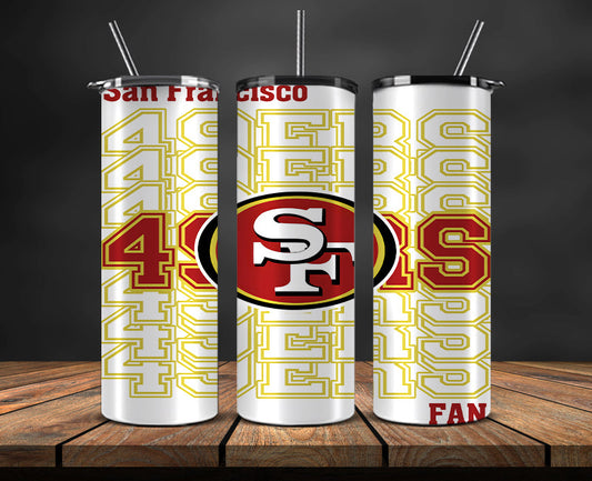 San Francisco 49ers Tumbler, 49ers Logo,NFL Season Design 33