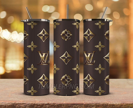 Luxury Designer Tumbler Design,Skinny Tumbler 20oz ,Digital Luxury Fashion 20oz Tumbler Wrap,Tumbler Logo Brand 34