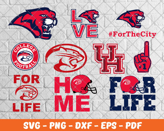 Houston Cougars Bundle Svg, Football Svg ,Sport Svg, Sport Bundle Svg 35