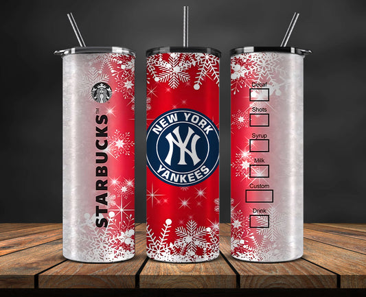 New York Yankees Png,Christmas MLB Tumbler Png , MLB Christmas Tumbler Wrap 36