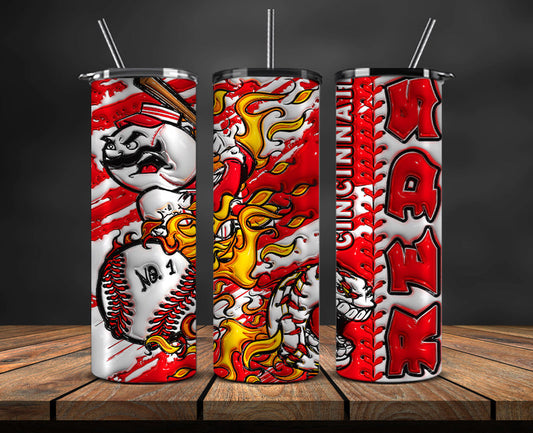 Cincinnati Reds Tumbler Wrap, Mlb Tumbler  Mlb Logo Tumbler Png 37