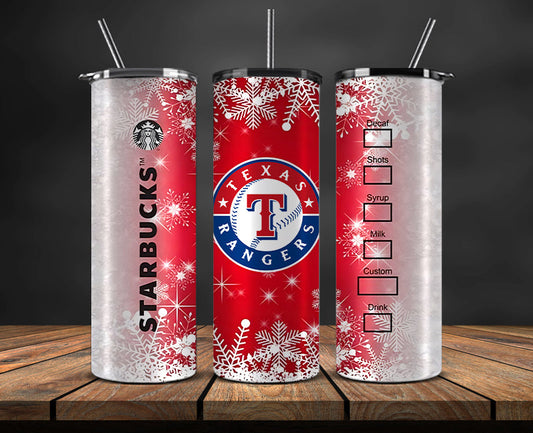 Texas Rangers Png,Christmas MLB Tumbler Png , MLB Christmas Tumbler Wrap 39