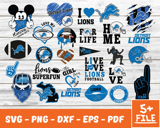 Detroit Lions Svg , Football Team Svg 39