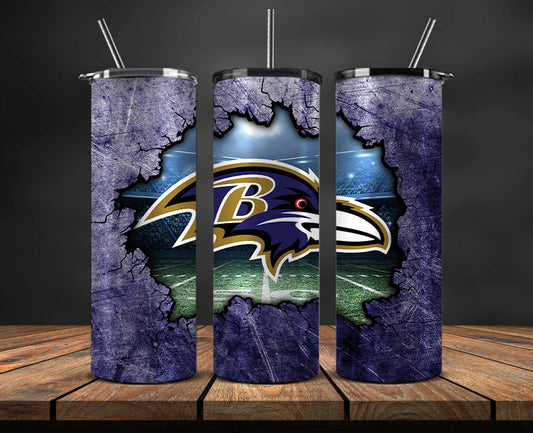 Baltimore Ravens Tumbler, Ravens Logo NFL, NFL Teams, NFL Logo, NFL Football Png 03