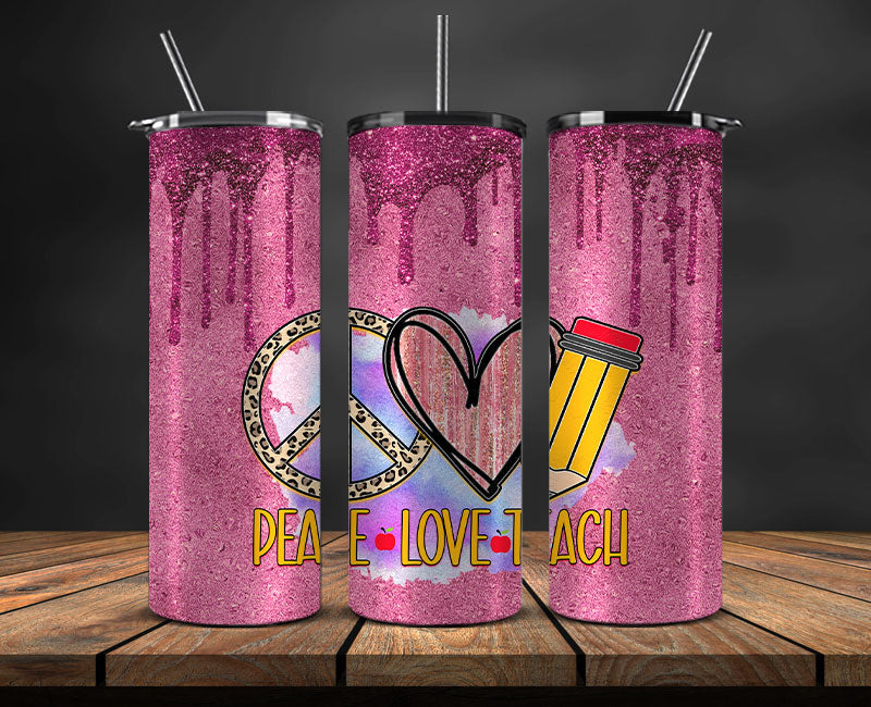 Teacher Tumbler ,Teacher Tumbler PNG, Teacher Tumbler Design Sublimation ,Teacher Tumbler Wrap 03