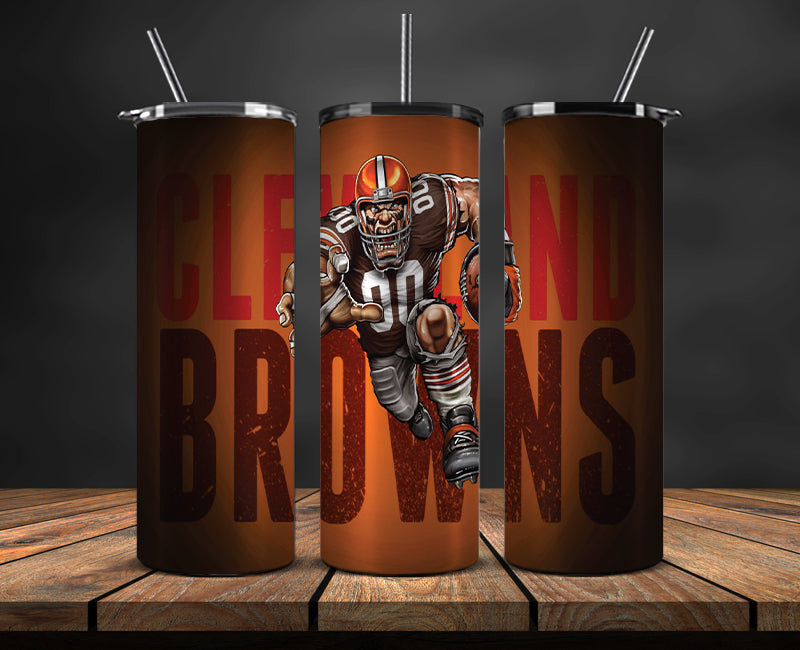 Browns Tumbler Wrap ,Football Wraps  03