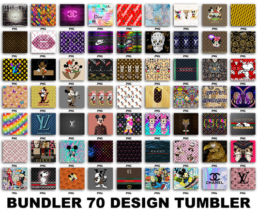 Tumbler Wraps 20 oz, Fashion Luxury Logo Tumbler Wrap Png Bundle, Logo Brand Tumbler , Logo Fashion , Skinny 20oz Sublimation , Tumbler Wrap Bundle Designs 25