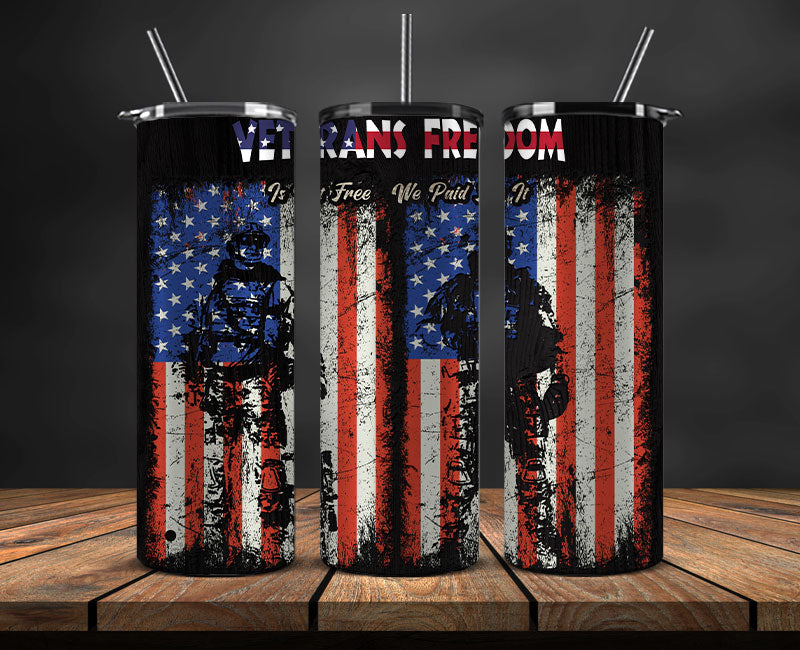 Veteran Military Tumbler, Veterans Day Tumbler , Veteran Tumbler Wrap 03