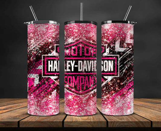 Harley Skinny Tumbler Png, Motor Harley Digital Tumbler Wrap, Harley Tumbler wrap 03