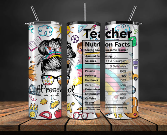 Teacher Tumbler ,Teacher Tumbler PNG, Teacher Tumbler Design Sublimation ,Teacher Tumbler Wrap 40