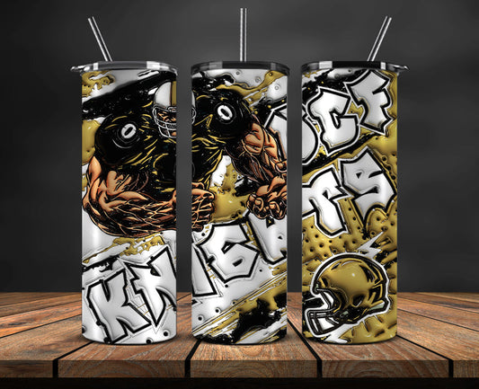 Football Mascot Colleges 3D Tumbler Skinny , Football Tumbler Png ,Nfl Tumbler Wrap 43