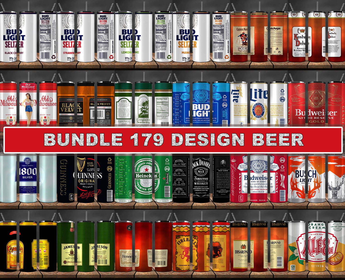 179 Design Beer Bundle 20oz Designs ,Beer Tumbler Design , Beer Digital Wrap Design , Drink Tumbler Wrap 44