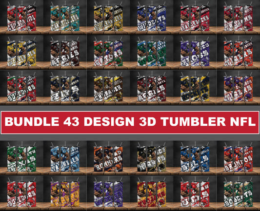 Football Mascot Colleges 3d Bundle , Football Tumbler Png ,Nfl Tumbler Wrap 44