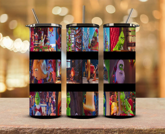 20oz Tumbler Png,Christmas Tumbler Design, 20 Oz Tumbler Sublimations,Grinch Tumbler 20oz Bundle, Christmas Tumbler PNG, Christmas Tumbler 45