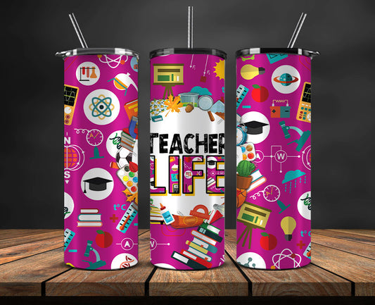 Teacher Tumbler ,Teacher Tumbler PNG, Teacher Tumbler Design Sublimation ,Teacher Tumbler Wrap 45