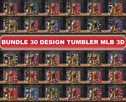 Bundle MLB  Logo Tumbler Wrap, Bundle Sport Tumbler 45