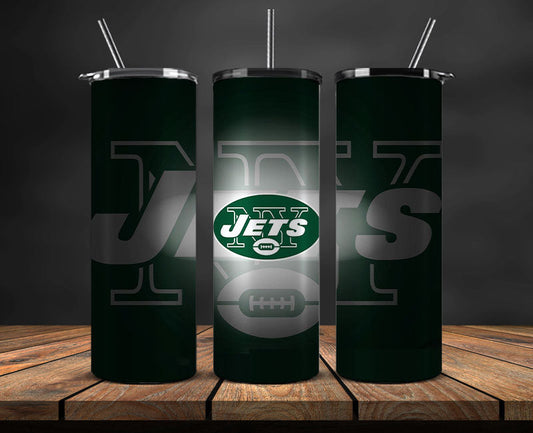 Team NY Jets Sports Tumbler , Football Tumbler Wrap 46
