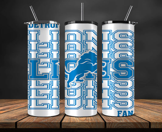 Detroit Lions Tumbler, Detroit Logo,NFL Season Design 51