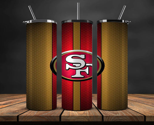 Team San Francisco 49ers Sports Tumbler , Football Tumbler Wrap 52