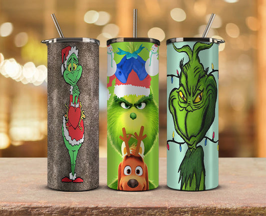 20oz Tumbler Png,Christmas Tumbler Design, 20 Oz Tumbler Sublimations,Grinch Tumbler 20oz Bundle, Christmas Tumbler PNG, Christmas Tumbler 52